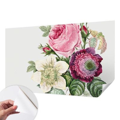 Peel and stick wallpaper mural Flower bouquet