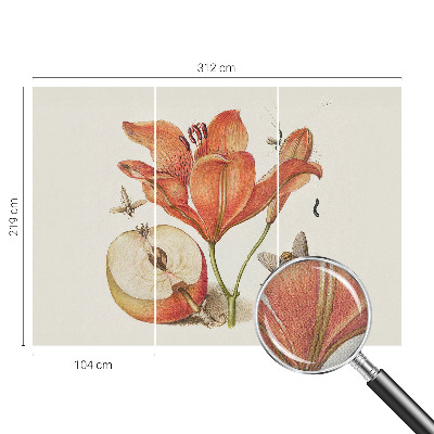 Self-adhesive wall mural Botanical illustration