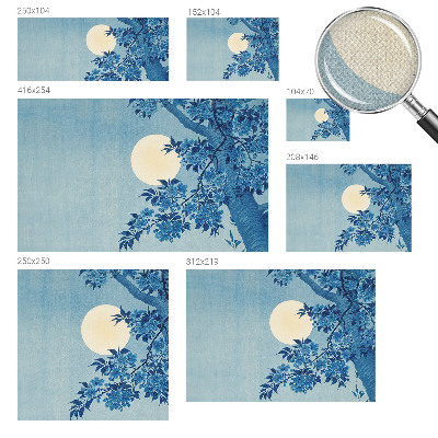 Peel and stick wall mural for kids' room Flower Moon
