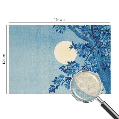 Peel and stick wall mural for kids' room Flower Moon