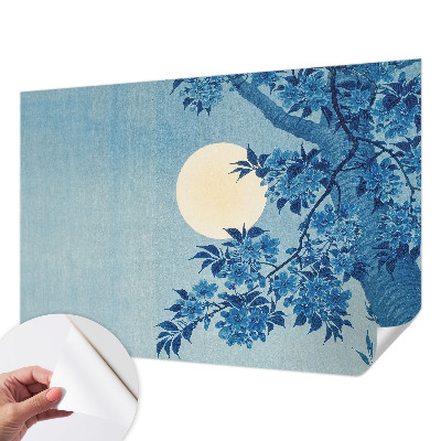 Peel and stick wall mural for kids' room Flower Moon