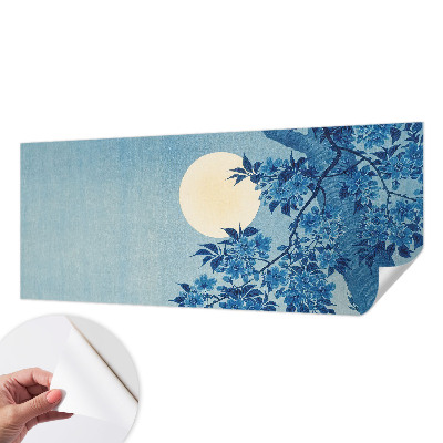 Peel and stick wall mural for kids' room Flower Moon