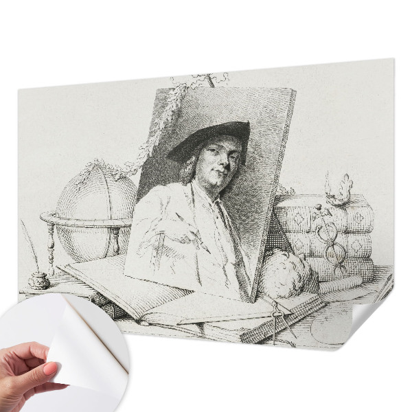 3D photo wallpaper mural artistic portrait design