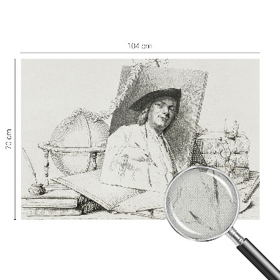 3D photo wallpaper mural Artistic portrait