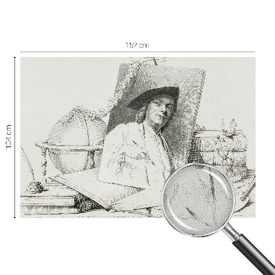 3D photo wallpaper mural Artistic portrait