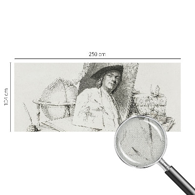 3D photo wallpaper mural Artistic portrait