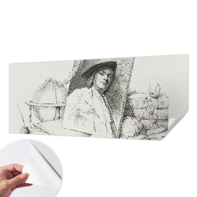 3D photo wallpaper mural artistic portrait design