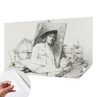 3D photo wallpaper mural Artistic portrait