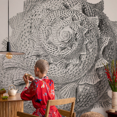 Nursery wall mural featuring 