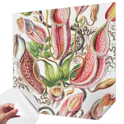 Children's wall mural Plant details