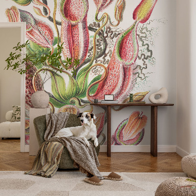 Children's wall mural Plant details