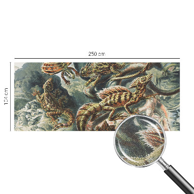 Baby room wall mural Exotic reptiles