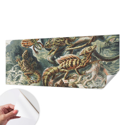 Baby room wall mural Exotic reptiles