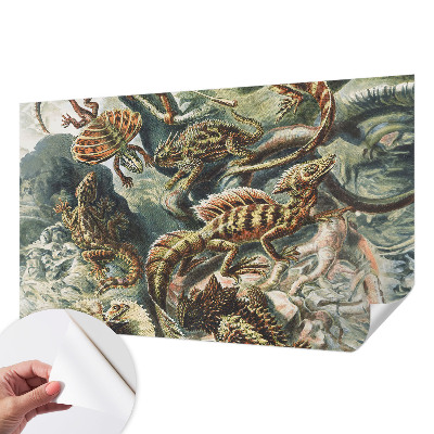Baby room wall mural Exotic reptiles