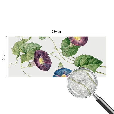 Peel and stick wallpaper mural with a floristic elegance design