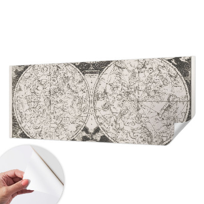 Removable wall mural wallpaper Star map