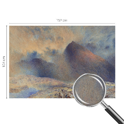 Peel and stick wall mural for bedroom Mountain landscape