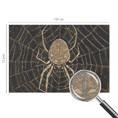 Children's wall mural Spider's web