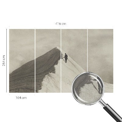 Baby room wall mural Lone climber