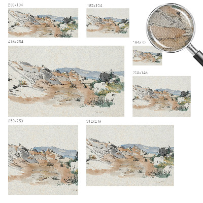 Removable wall mural Rock landscape