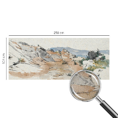 Removable wall mural Rock landscape