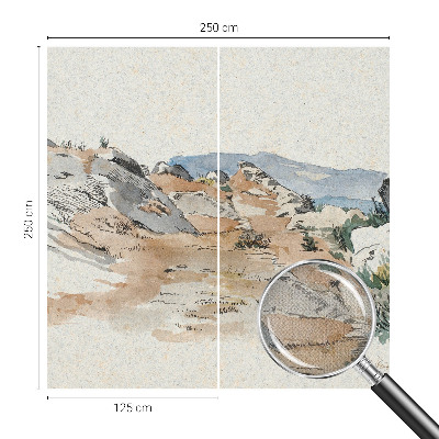 Removable wall mural Rock landscape