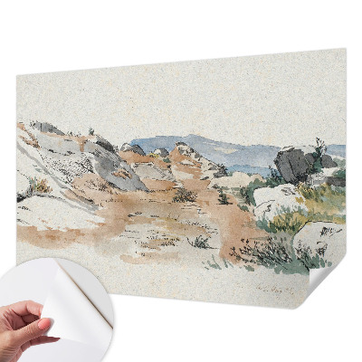 Removable wall mural Rock landscape