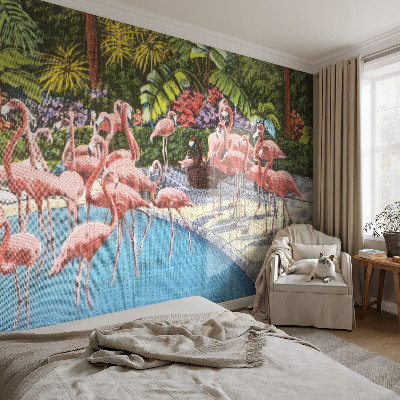 Stick-on wall mural Exotic scene