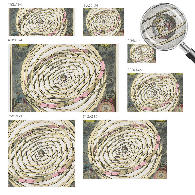 Self-adhesive photo wallpaper Cosmic spiral