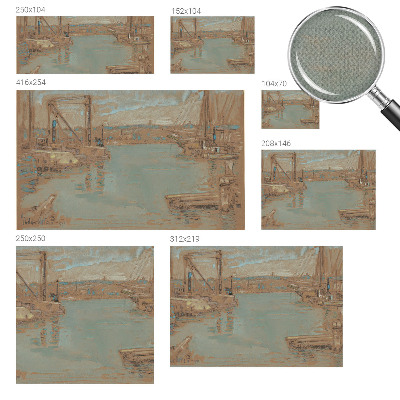 Removable wall mural wallpaper Port views