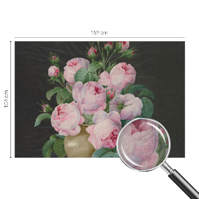 3D wall mural with a floral elegance design