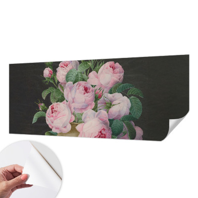 3D wall mural with a floral elegance design