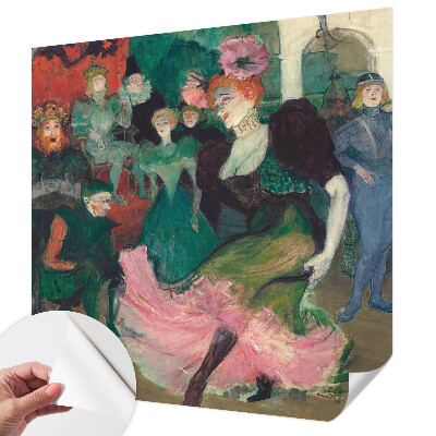 Peel and stick wall mural for bedroom with a ballroom dancing scene