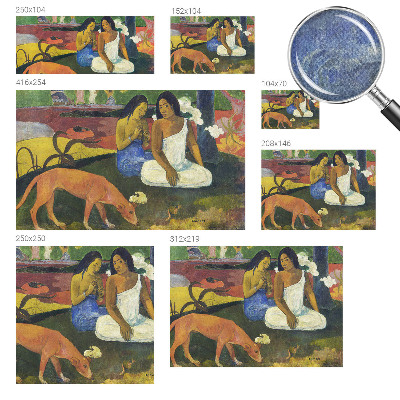Peel and stick wall mural featuring an exotic scene