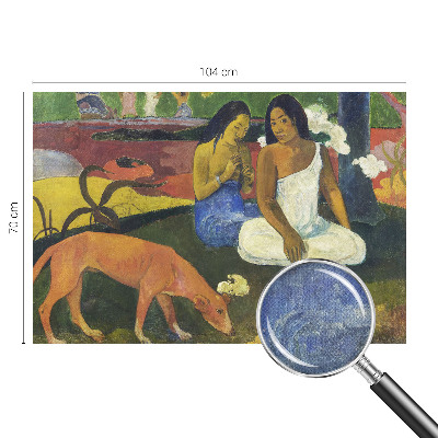 Peel and stick wall mural featuring an exotic scene