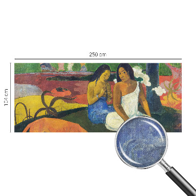 Peel and stick wall mural featuring an exotic scene