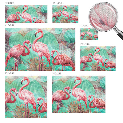 Nursery wall mural Exotic birds