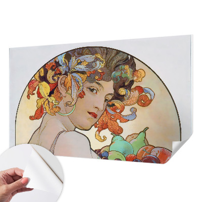 Baby room wall mural Colorful Art Nouveau