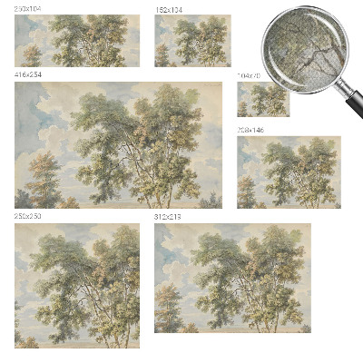 Removable wall mural Romantic nature