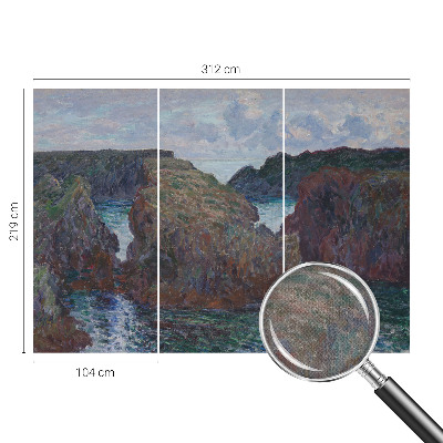 Self-adhesive wall mural Rocky coast