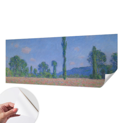 Removable wall mural wallpaper featuring a nature-inspired design