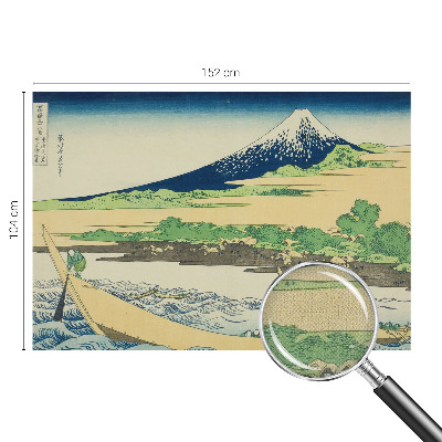 3D wall mural with a mountain panorama