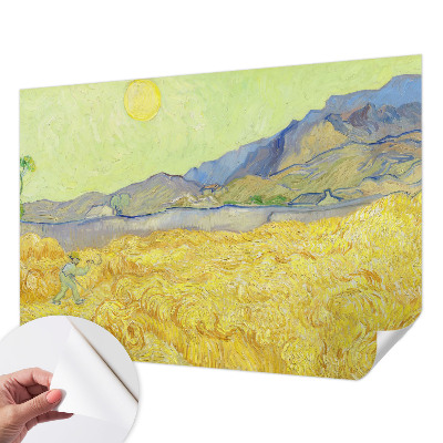 3D photo wallpaper mural Wheat field