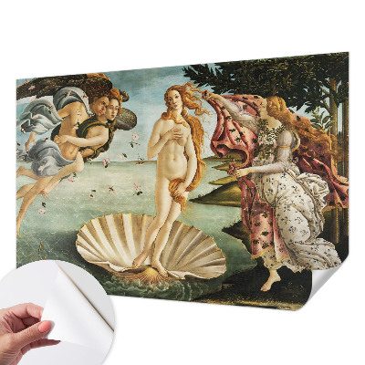 Children's wall mural featuring Sandro Botticelli's The Birth of Venus