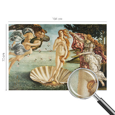 Children's wall mural featuring Sandro Botticelli's The Birth of Venus