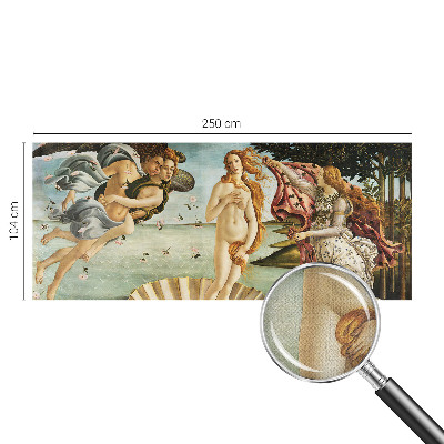 Children's wall mural featuring Sandro Botticelli's The Birth of Venus