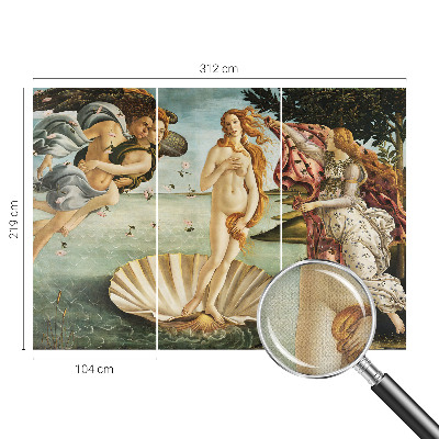 Children's wall mural featuring Sandro Botticelli's The Birth of Venus