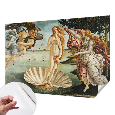 Children's wall mural featuring Sandro Botticelli's The Birth of Venus