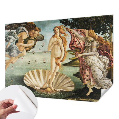 Children's wall mural featuring Sandro Botticelli's The Birth of Venus