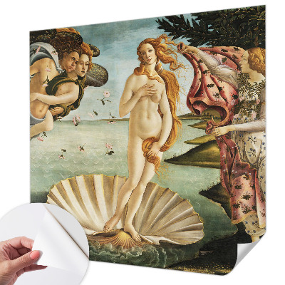 Children's wall mural featuring Sandro Botticelli's The Birth of Venus